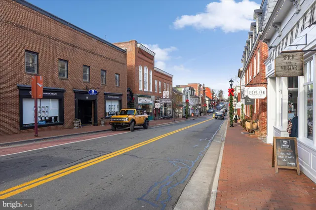 a sign that is on a street