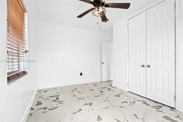 a view of a bedroom