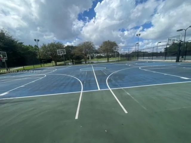 a view of a tennis court