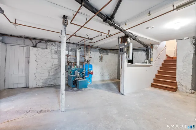 a view of storage and utility room