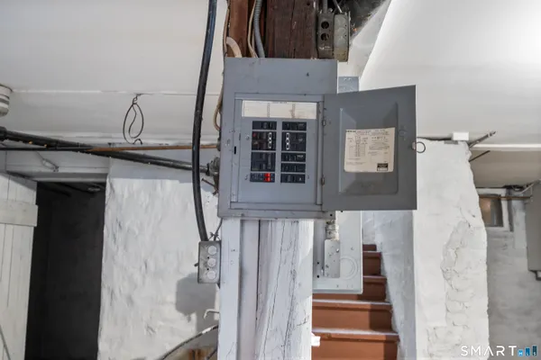 a view of storage and utility room