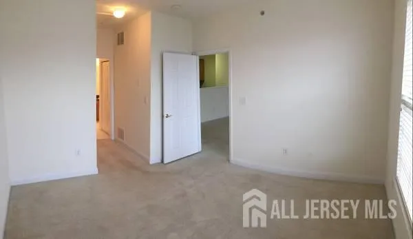 a view of small space with empty racks