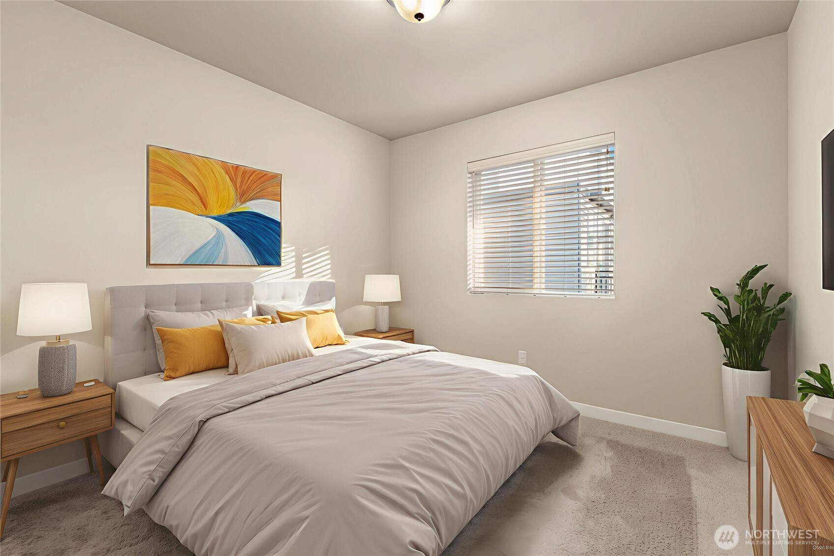 19326 37th Avenue Southeast, Unit C Bothell, WA 98012 - Photo 16 of 32 a bedroom with bed and a window