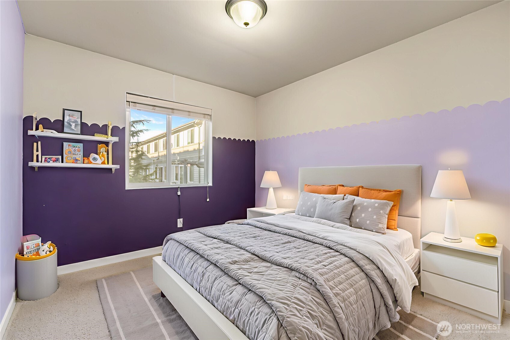 19326 37th Avenue Southeast, Unit C Bothell, WA 98012 - Photo 17 of 32 a bedroom with a bed and a window