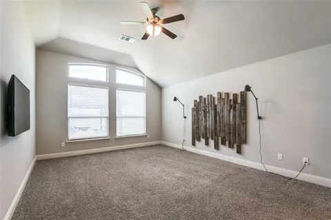 an empty room with a space