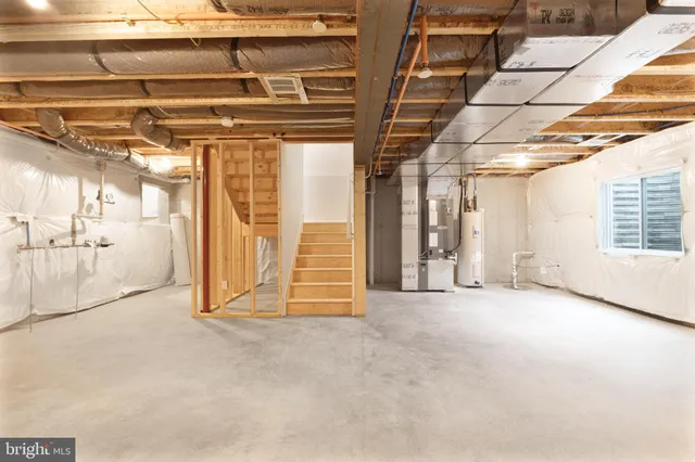 a picture of a bench in a building