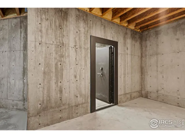 a view of wooden door