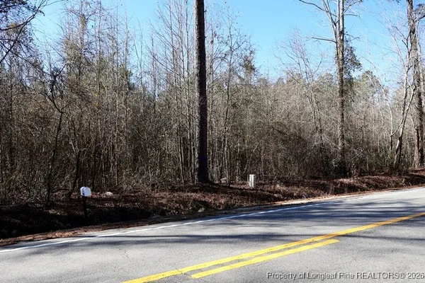 a view of a backyard of the house