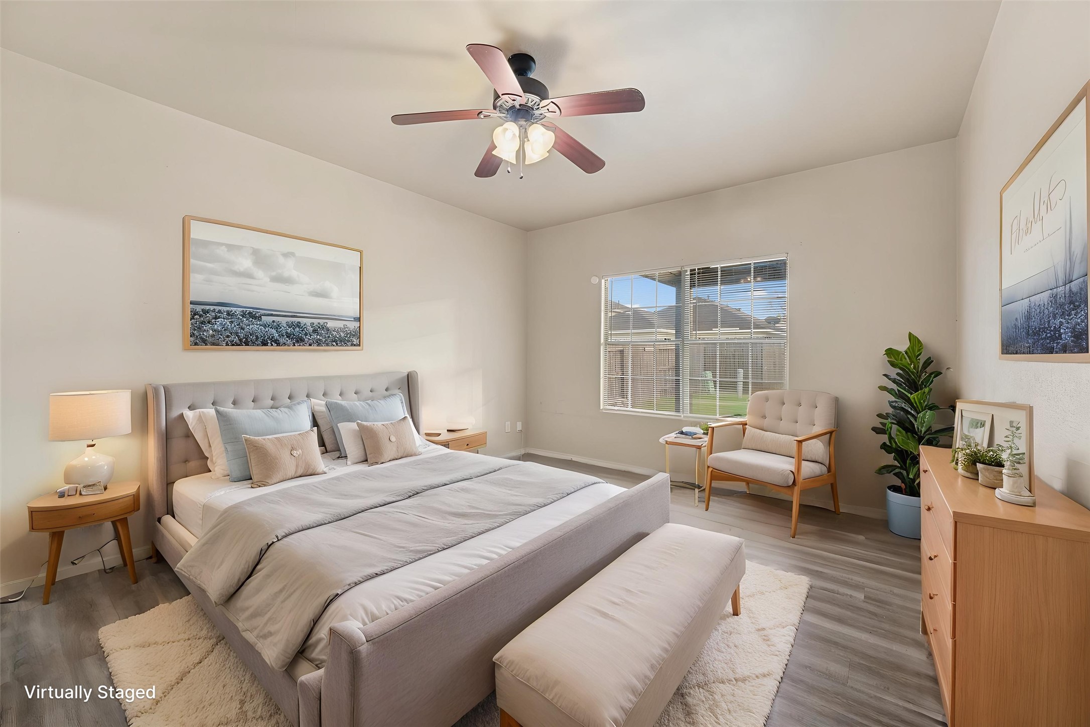 3114 Trinity Joe Lane Humble, TX 77396 - Photo 4 of 28 a bed room with a bed and a couch