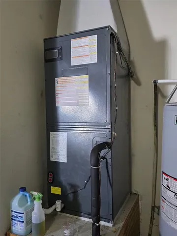 a picture of a hallway with elevator