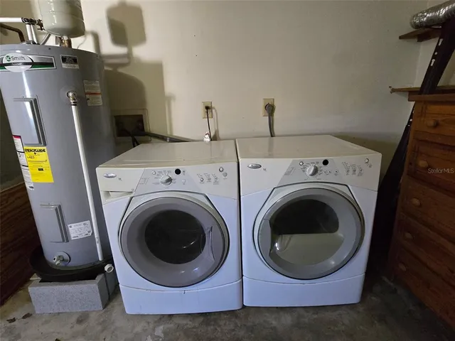 a utility room with a sink