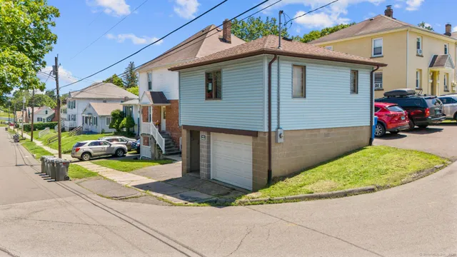 a view of a house with a patio