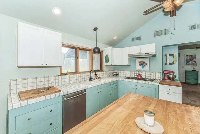 a very nice looking room with a large window