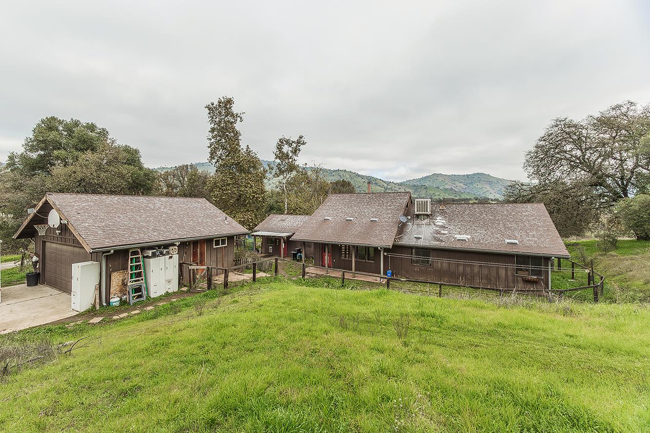 30240 Watts Valley Road Tollhouse, CA 93667 - Photo 36 of 65 a aerial view of a house with swimming pool and a yard