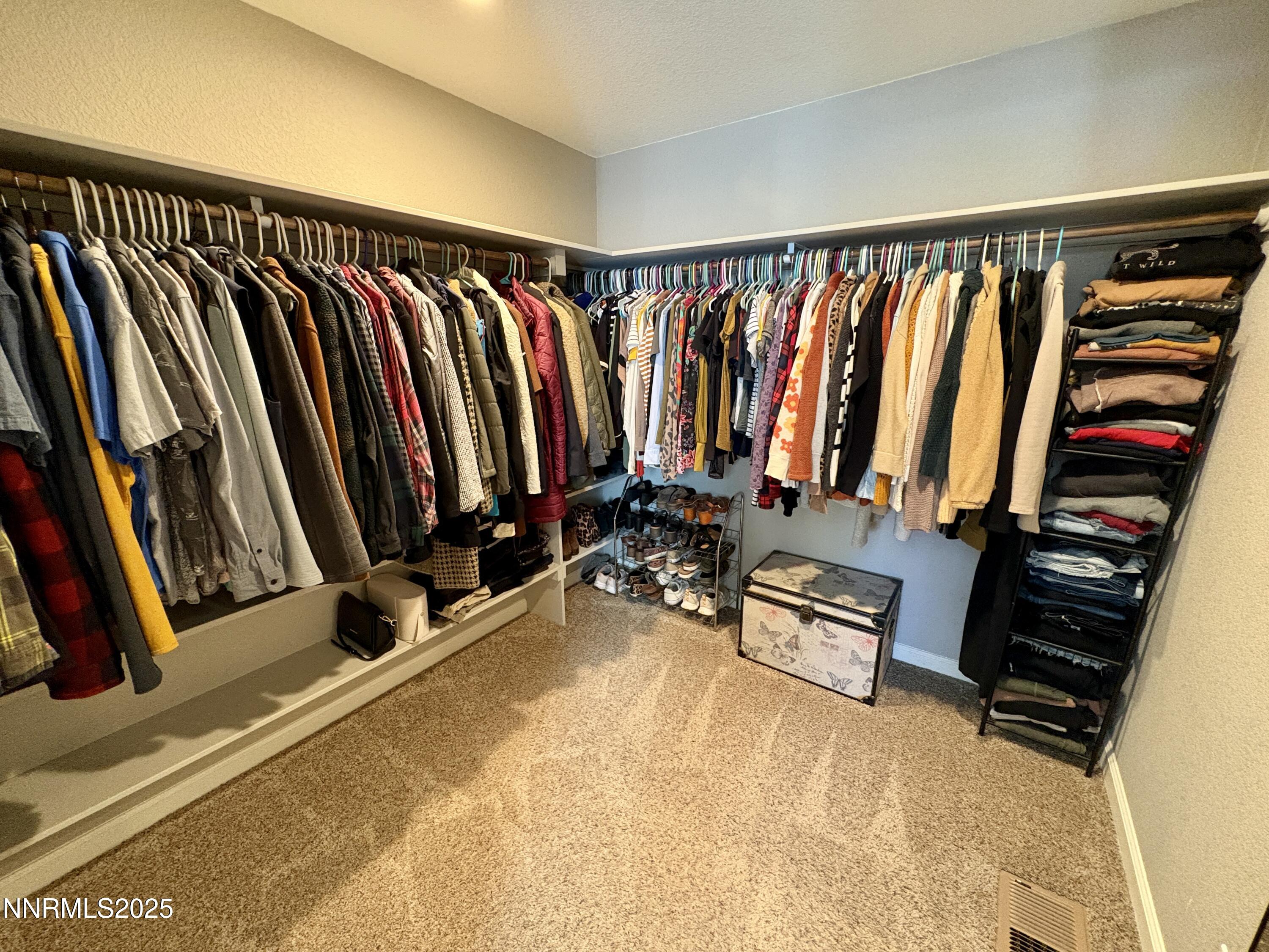 2000 Royal Drive Reno, NV 89503 - Photo 15 of 33 a view of walk in closet with clothes and shoes