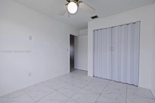 a view of an empty room