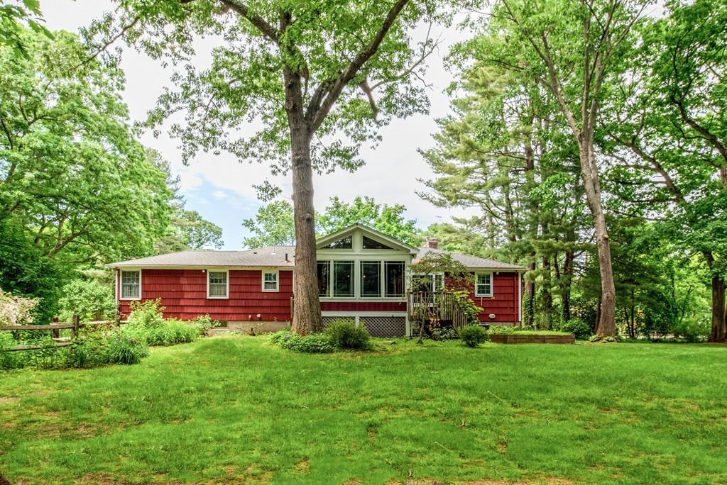 61 Hickory Road Sudbury, MA 01776 - Photo 27 of 29 a view of a house with backyard and garden