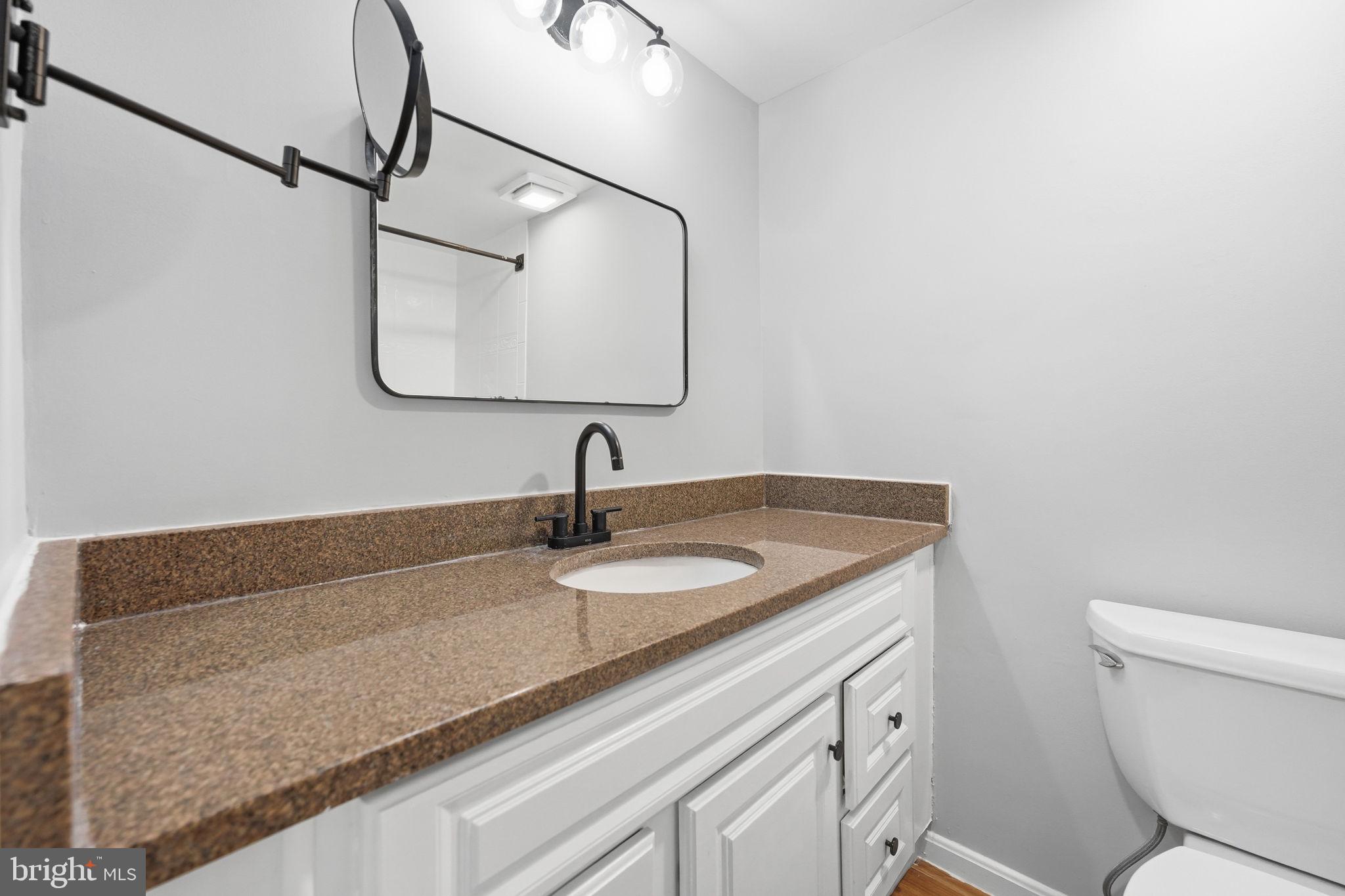 2901 Charing Cross Road, Unit 11 Falls Church, VA 22042 - Photo 17 of 34 Hall bathroom with stone counters