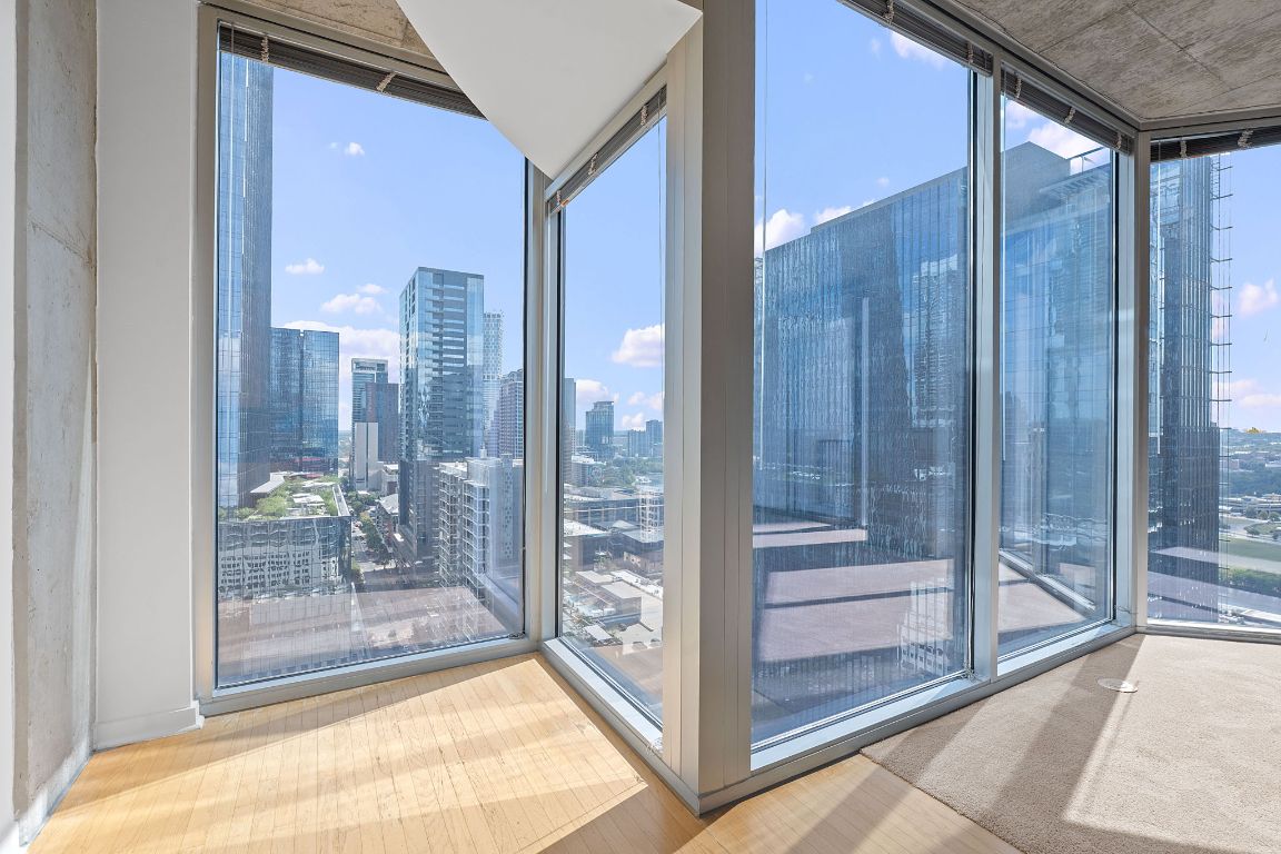 360 Nueces Street, Unit 2401 Austin, TX 78701 - Photo 15 of 40 a view of a bathroom with tub and glass door