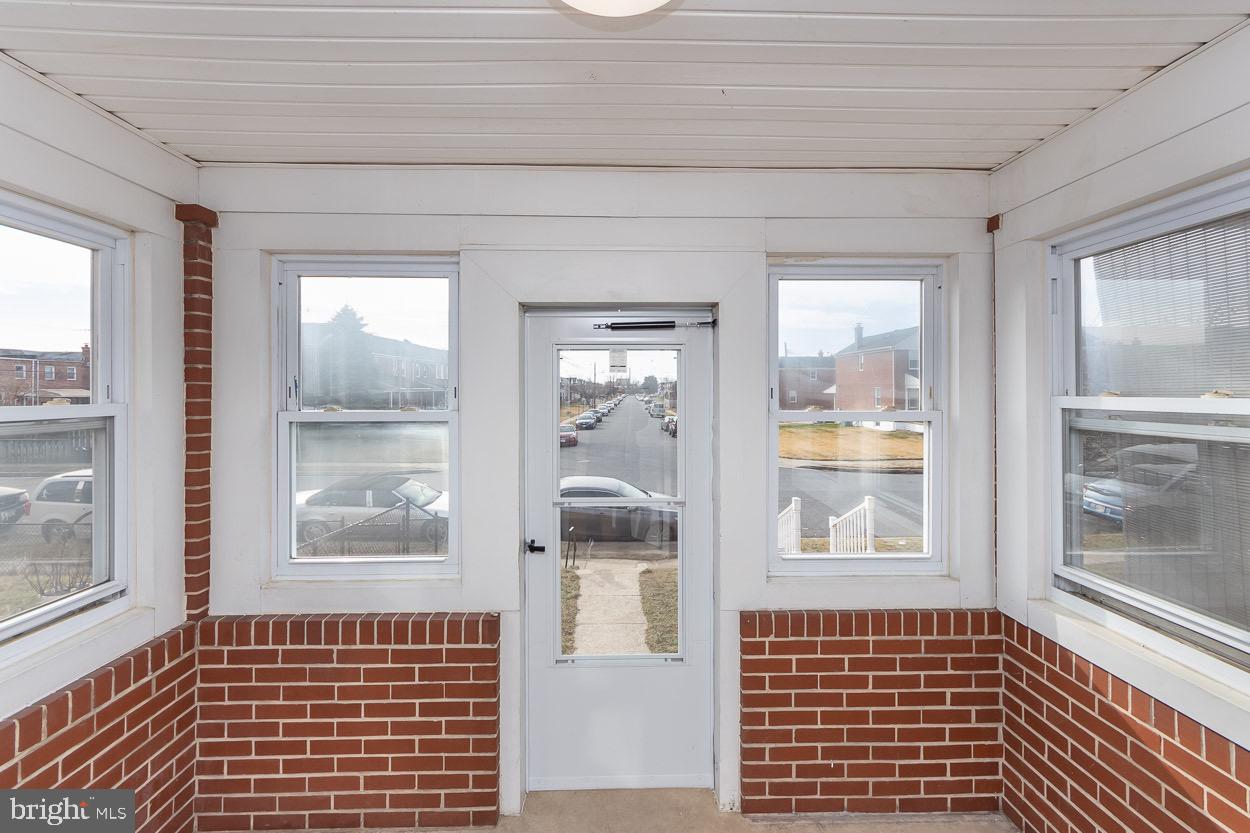 6938 Broening Road Dundalk, MD 21222 - Photo 9 of 37 View of Enclosed Front Porch