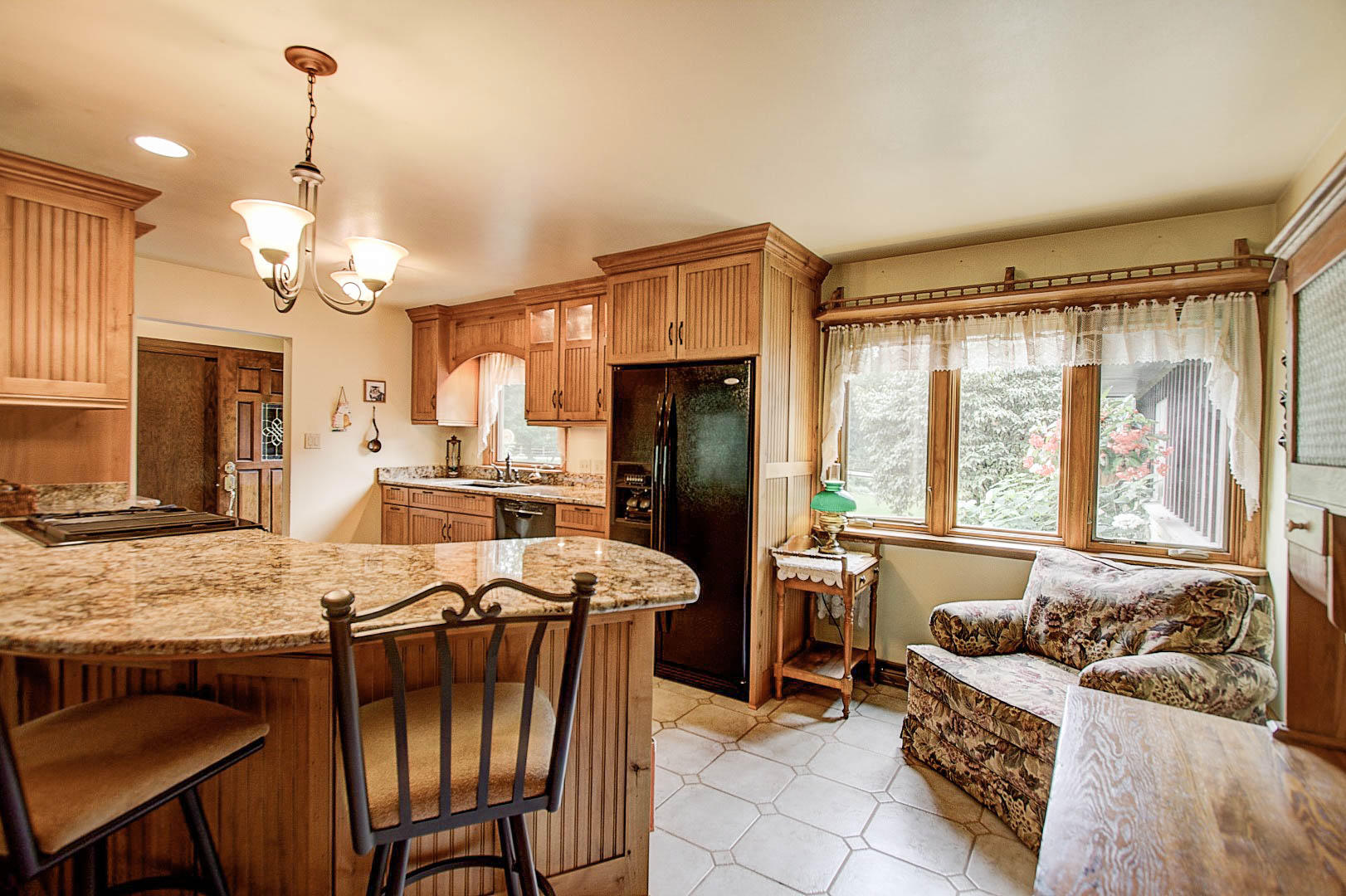 W322N6797 Wildwood Point Road Merton, WI 53029 - Photo 14 of 75 Kitchen with granite countertops
