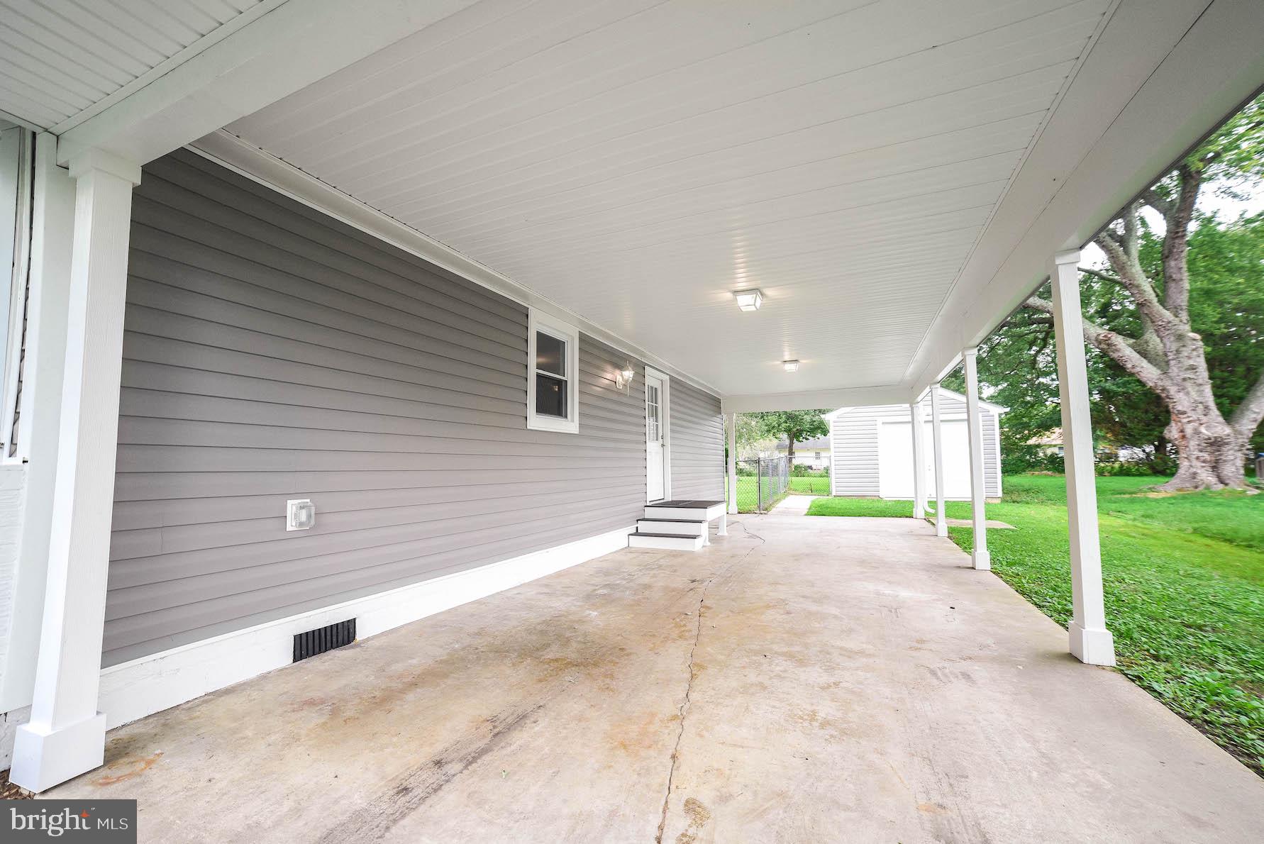 5874 Deale Churchton Road Deale, MD 20751 - Photo 26 of 30 Attached Carport with direct access to Kitchen