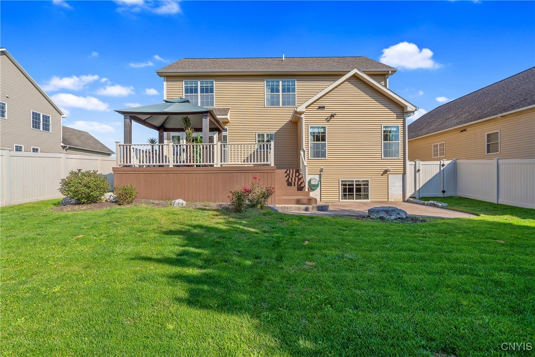 4972 Astilbe Path Clay, NY 13088 - Photo 42 of 46 Yard is fully fenced with vinyl privacy fence