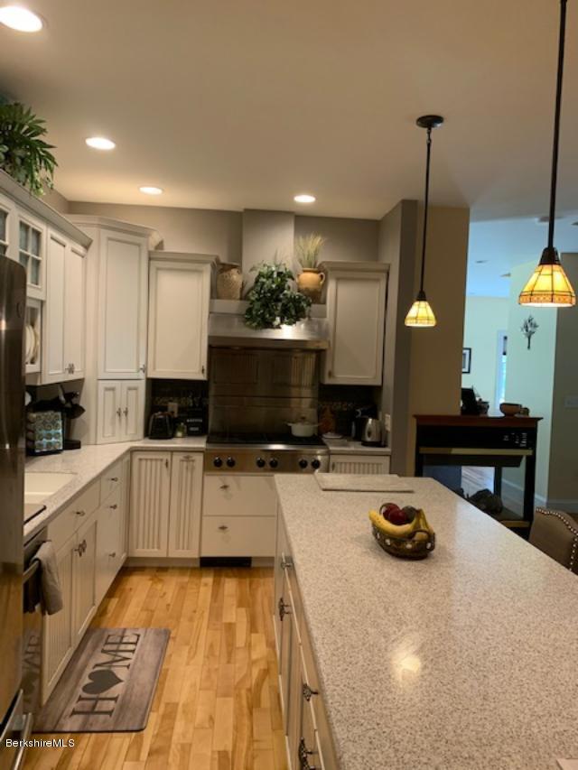 19 State Line Road West Stockbridge, MA 01266 - Photo 13 of 45 a kitchen with sink refrigerator and microwave