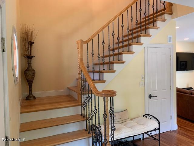 19 State Line Road West Stockbridge, MA 01266 - Photo 27 of 45 a view of entryway and hall with wooden floor