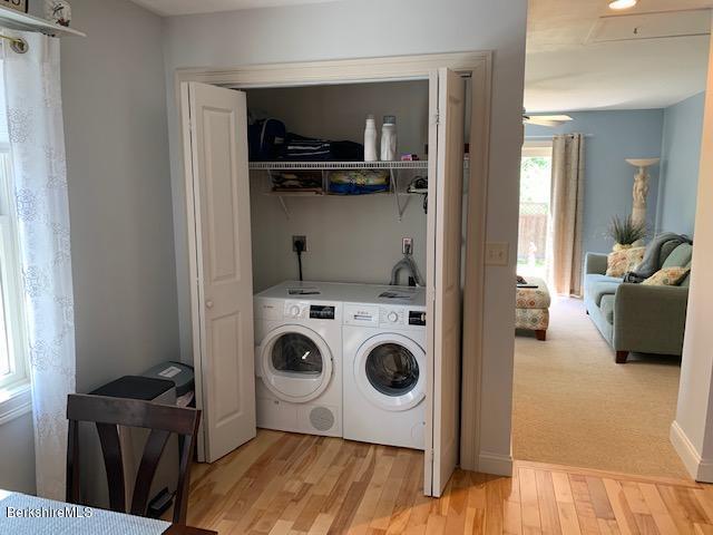 19 State Line Road West Stockbridge, MA 01266 - Photo 38 of 45 a view of living room washer and dryer