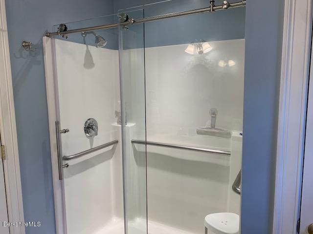 19 State Line Road West Stockbridge, MA 01266 - Photo 43 of 45 a bathroom with a shower and a toilet