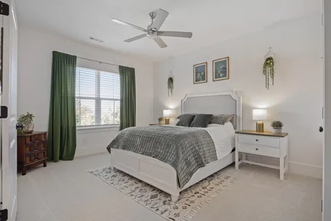 a front view of house with yard and outdoor seating