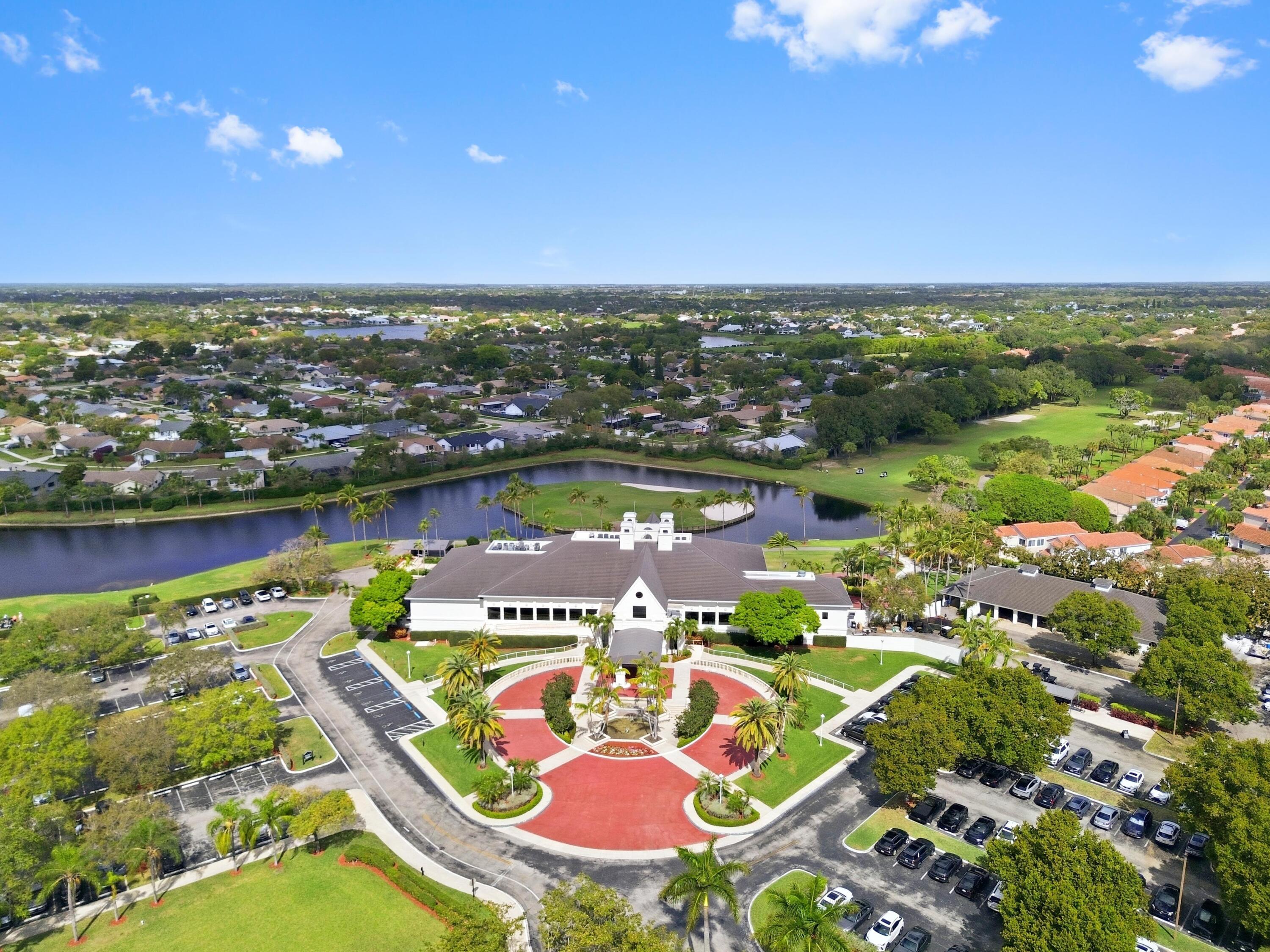 17221 Boca Club Boulevard, Unit 3 Boca Raton, FL 33487 - Photo 41 of 47 an aerial view of residential houses with outdoor space and swimming pool