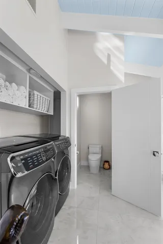 a view of lake from balcony