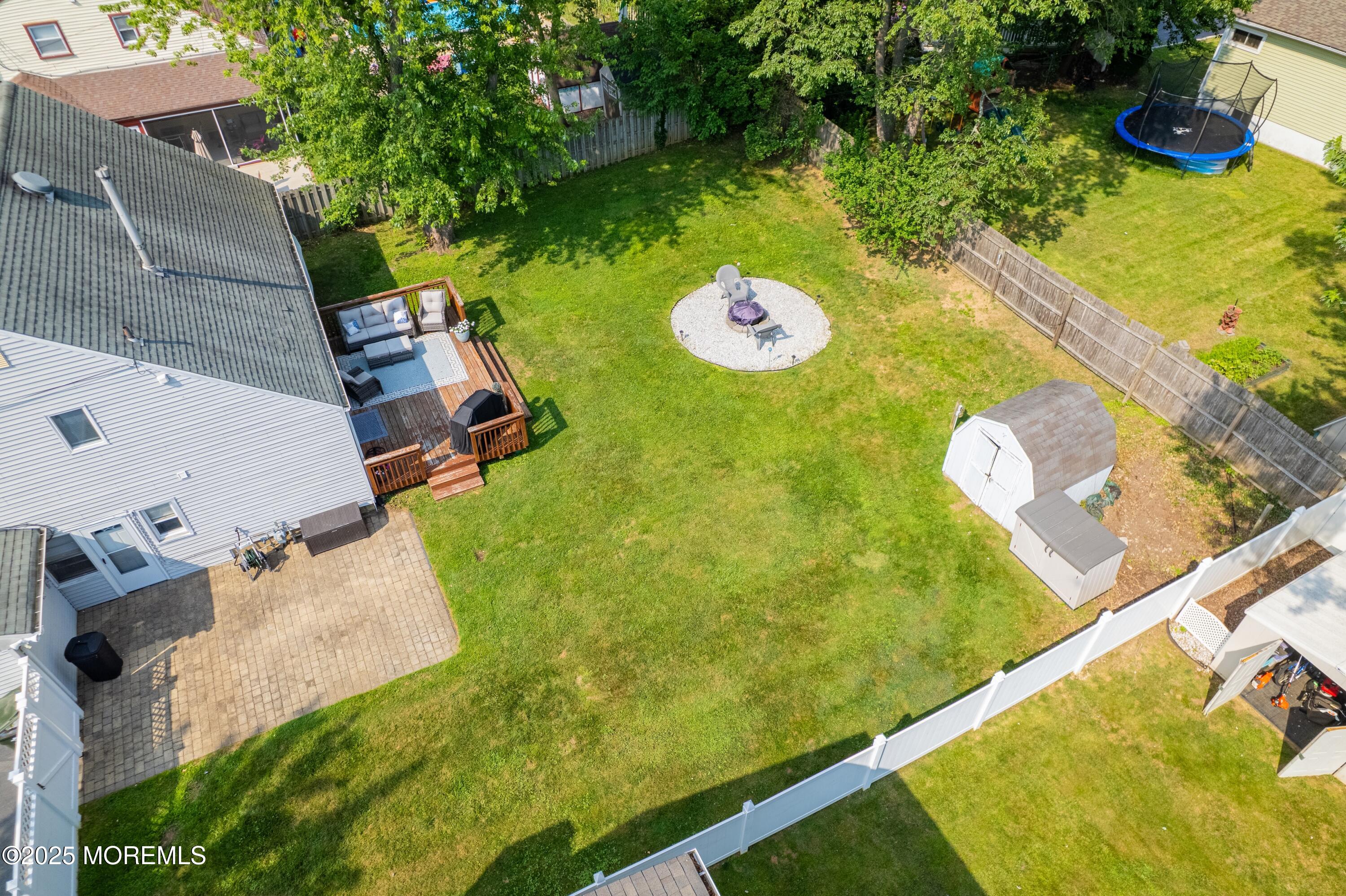 7 Carriage Road Hazlet, NJ 07730 - Photo 30 of 33 a view of yard from a balcony
