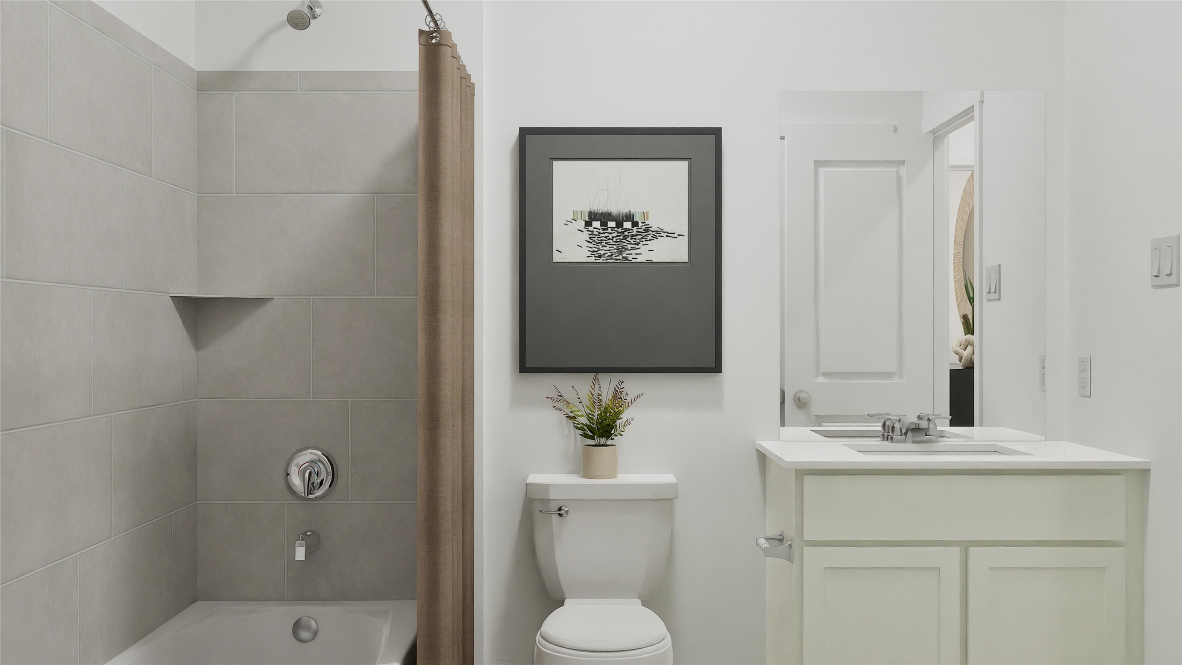 1234 Y. O. Rnch Loop Salado, TX 76571 - Photo 11 of 36 a bathroom with a toilet sink and mirror