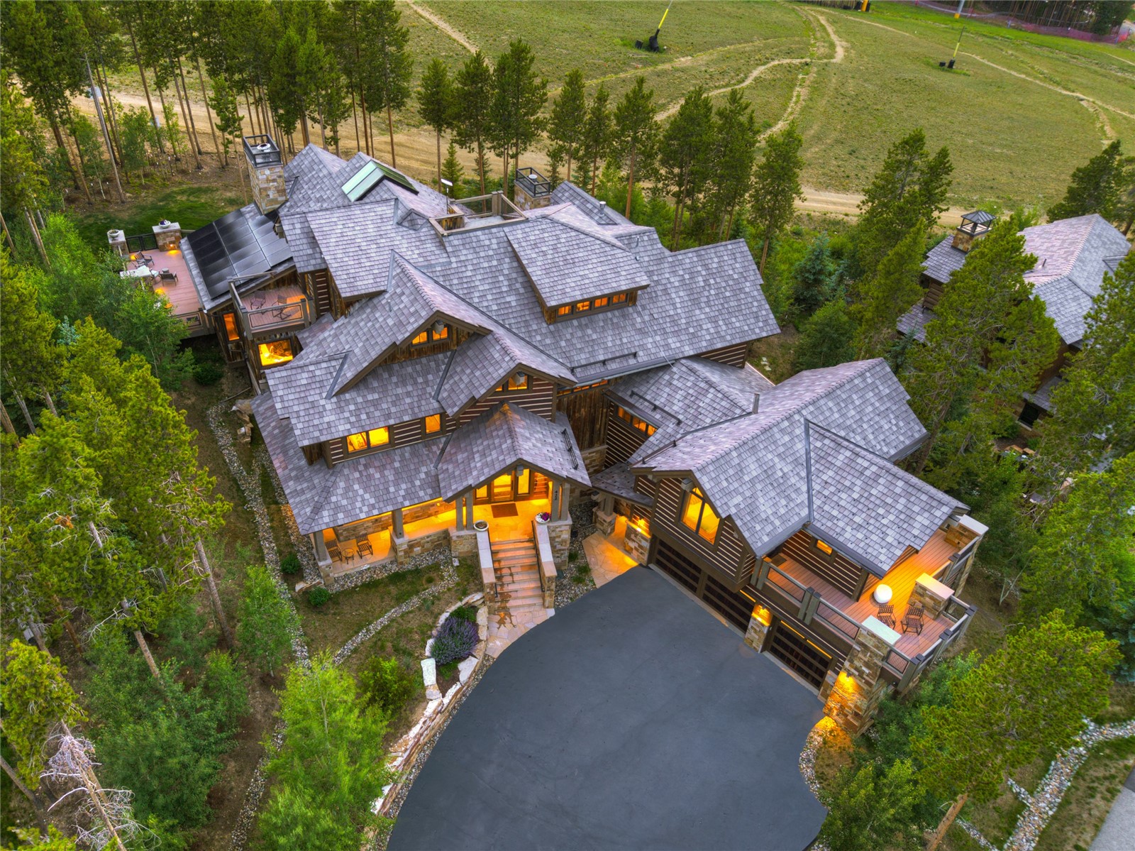 422 Timbertrail Road Breckenridge, CO 80424 - Photo 3 of 50 an aerial view of a house with a garden