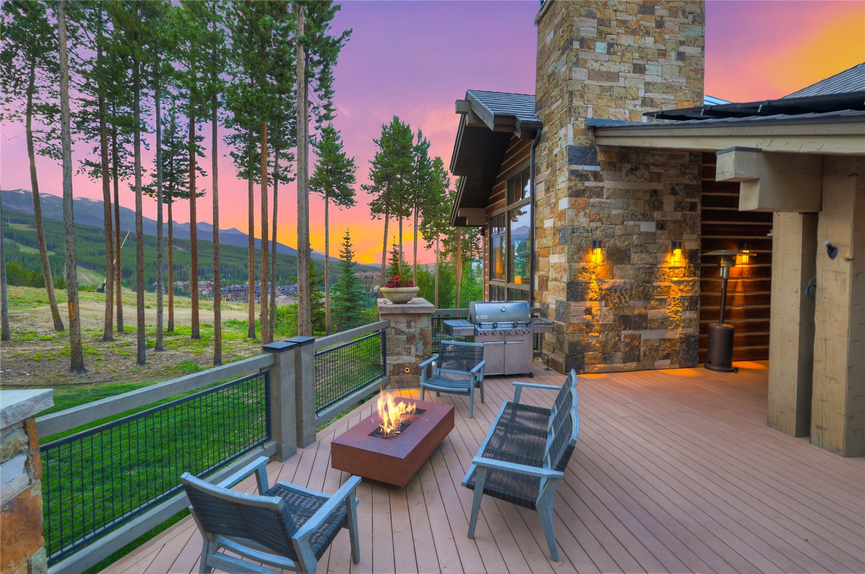 422 Timbertrail Road Breckenridge, CO 80424 - Photo 5 of 50 a view of a chairs and table in patio with a lake view