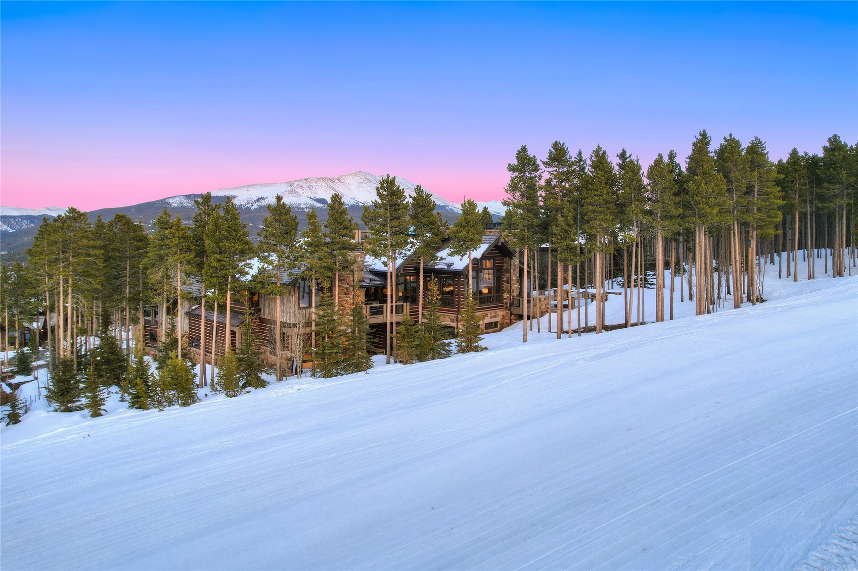 422 Timbertrail Road Breckenridge, CO 80424 - Photo 6 of 50 a view of a town with palm trees
