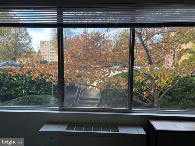 a view of a window and sitting area