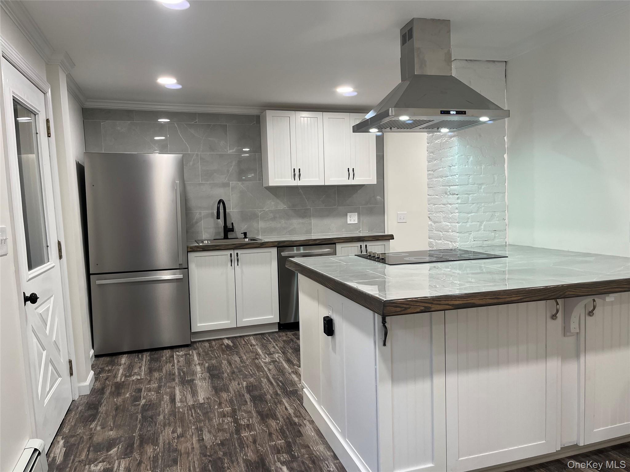 276 Old Rte 22 Wassaic, NY 12592 - Photo 18 of 23 a kitchen with stainless steel appliances granite countertop a sink stove and refrigerator