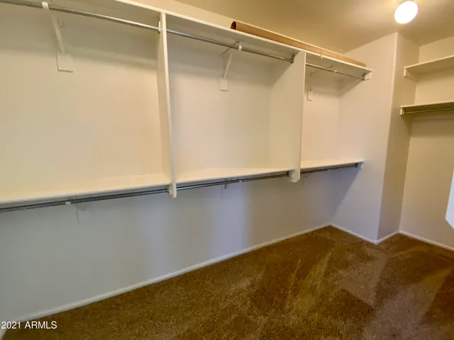 a close view of closet