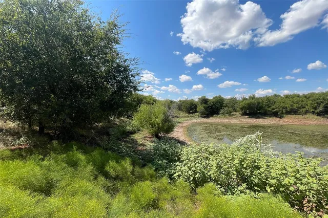a view of lake with green space