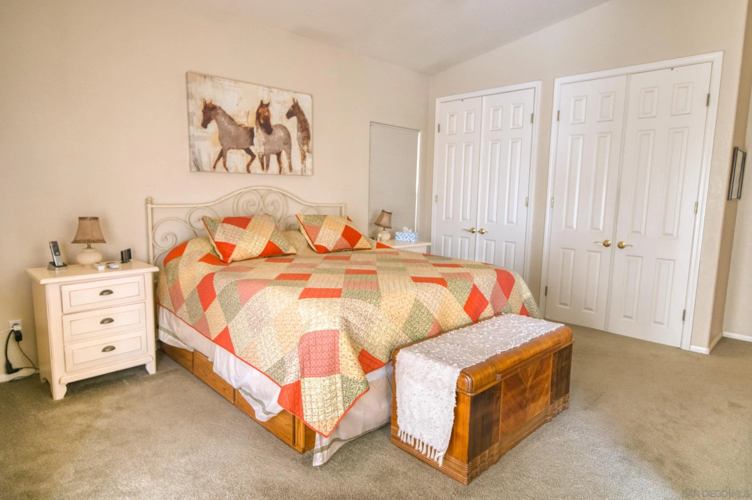 24517 Rutherford Road Ramona, CA 92065 - Photo 29 of 50 a bed room with a bed and a window