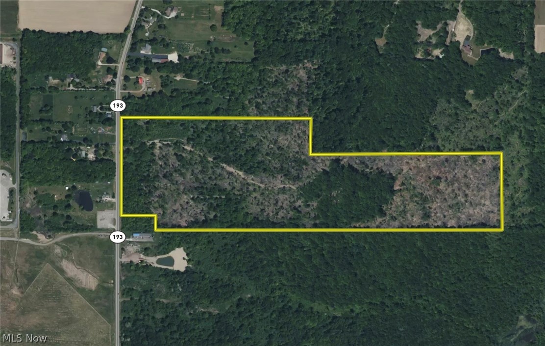 Youngstown Kingsville Road Vienna, OH 44473 - Photo 20 of 21 Aerial Map. Illustrating the property boundaries and surrounding geographic features
