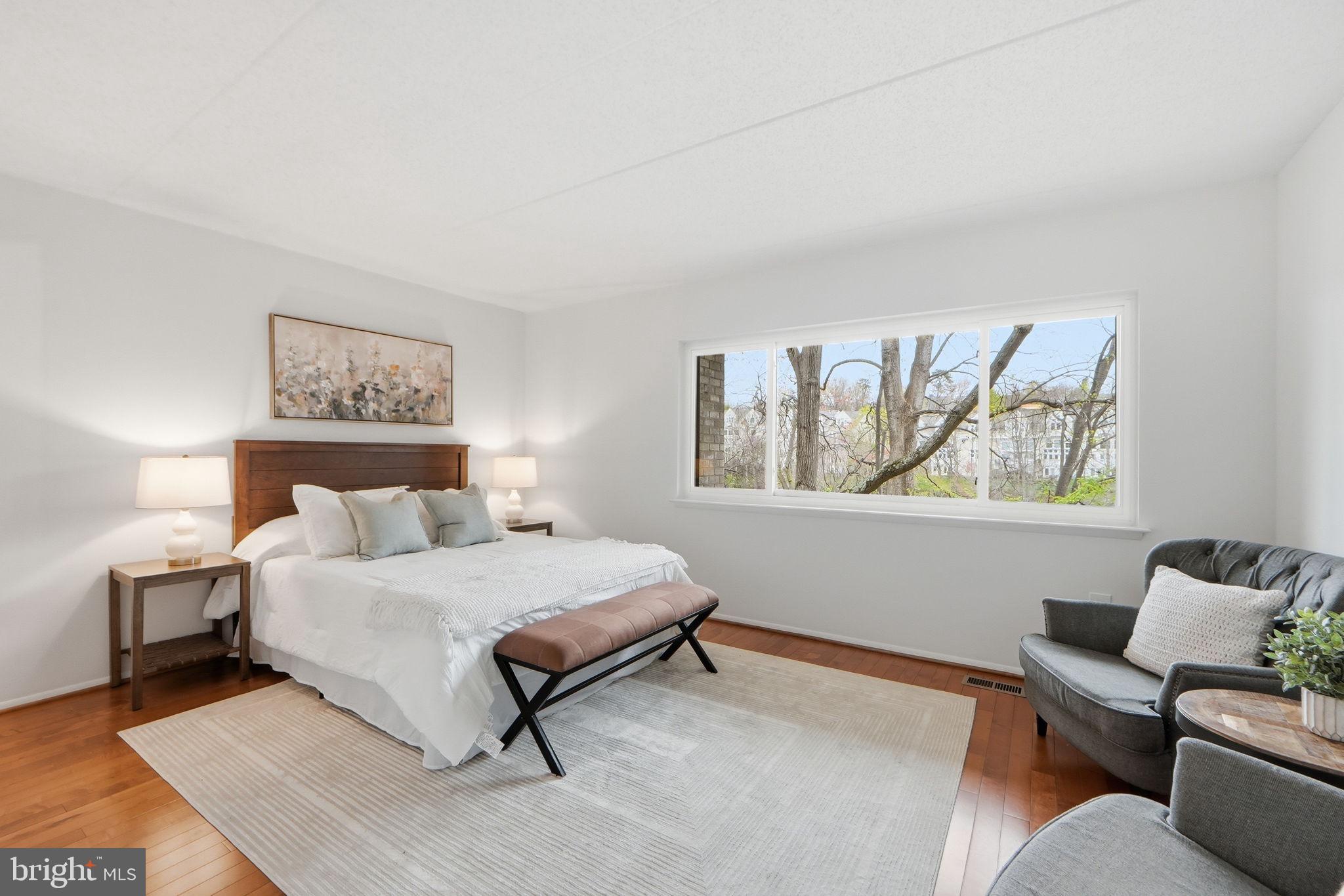 11124 Boathouse Court, Unit 89 Reston, VA 20191 - Photo 17 of 35 Primary Bedroom with peaceful views of water