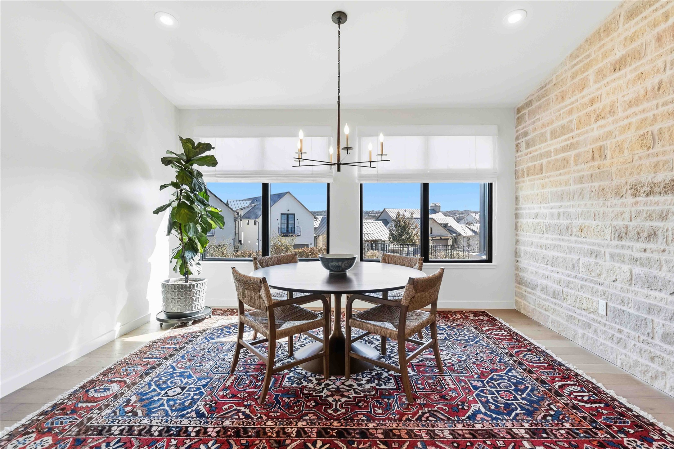 410 Kayak Way Austin, TX 78738 - Photo 14 of 40 a dining room with furniture and window