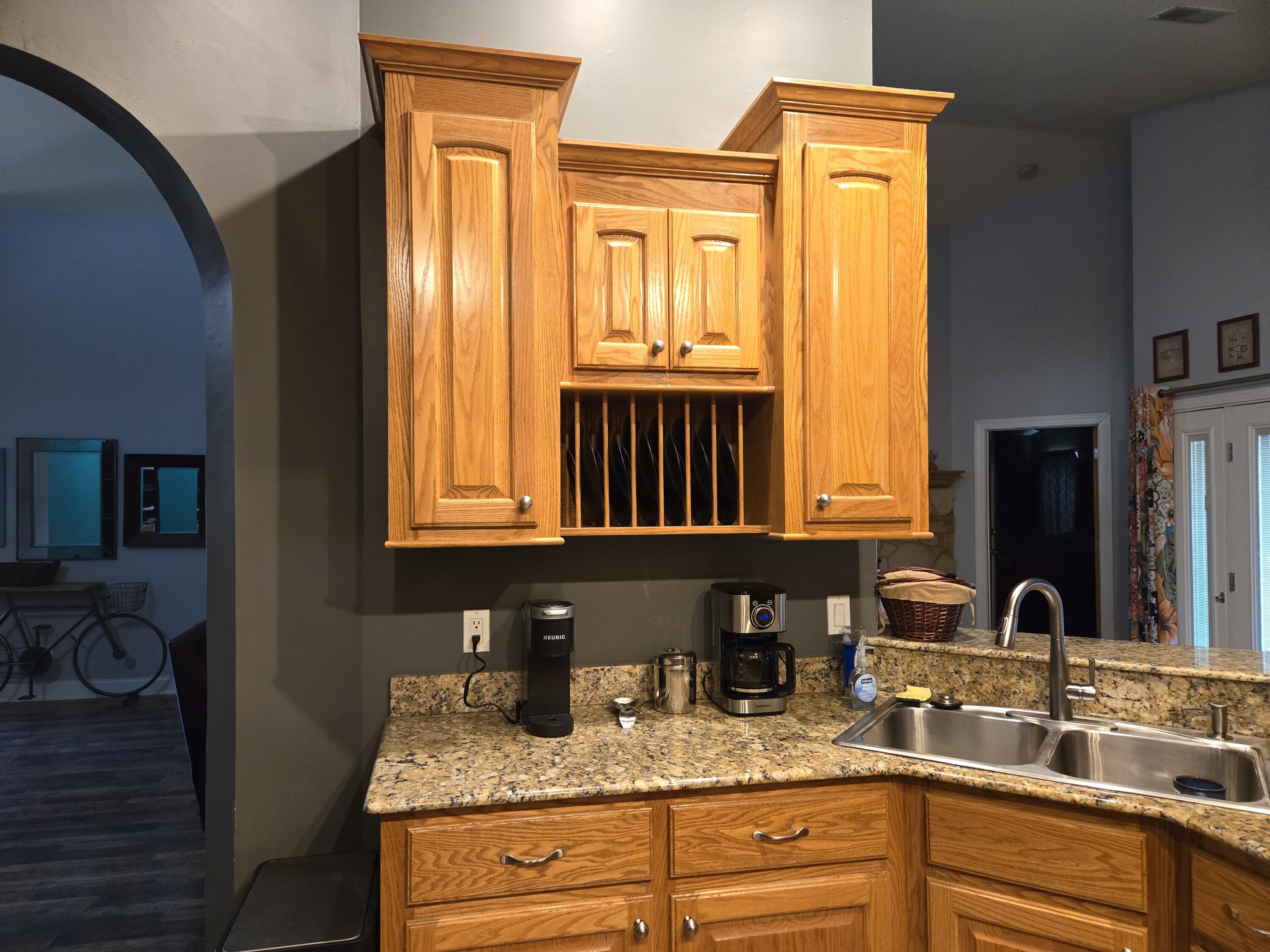 1100 Churchill Road Moncks Corner, SC 29461 - Photo 7 of 25 Open kitchen has custom cabinets