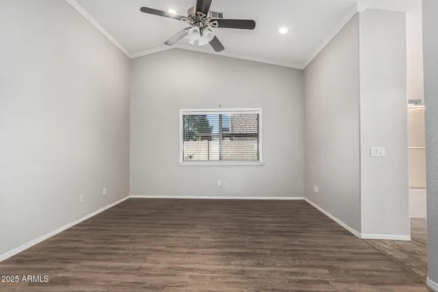 wooden floor in an empty room