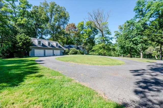 a view of a backyard with a small cabin